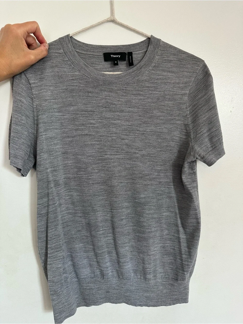 Theory Regal Wool Sweater Tee | Size M | Pristine Condition | Women’s